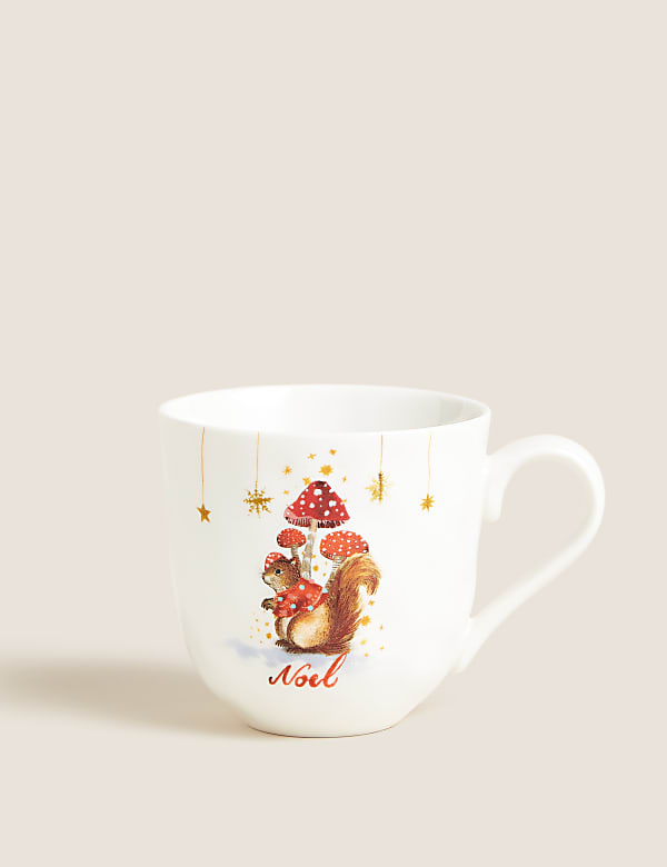 Christmas Squirrel Mug