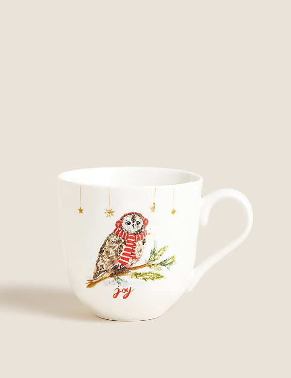 Christmas Owl Mug