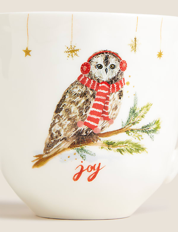 Christmas Owl Mug