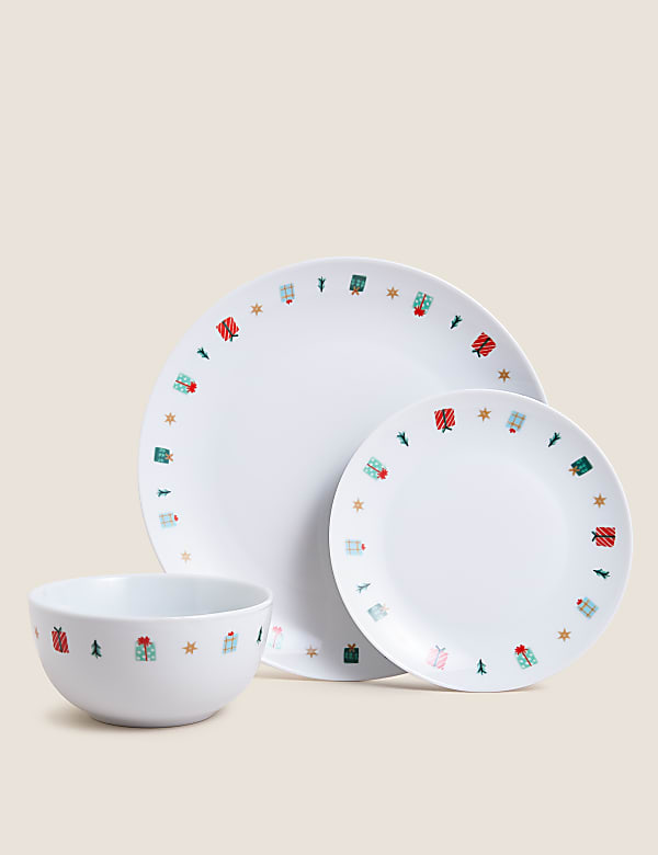 12 Piece Christmas Dinner Set