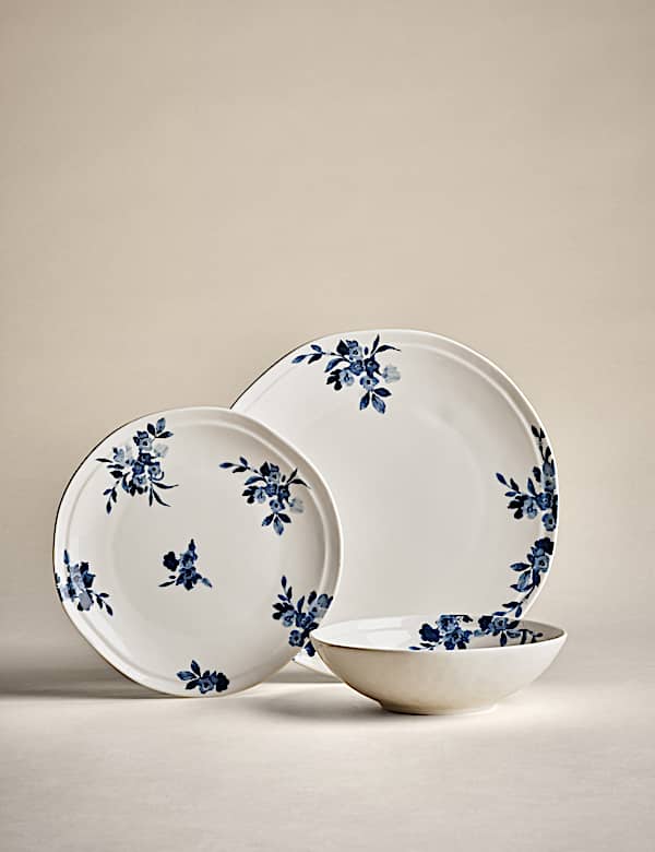 12 Piece Cherry Blossom Dinner Set - CZ