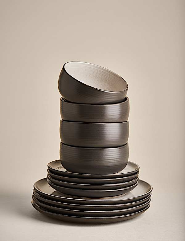 12 Piece Michigan Dinner Set - GR