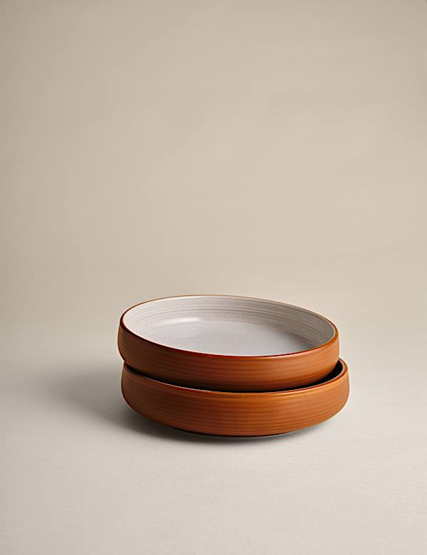 Lot de 4 assiettes à pâtes Michigan - CA