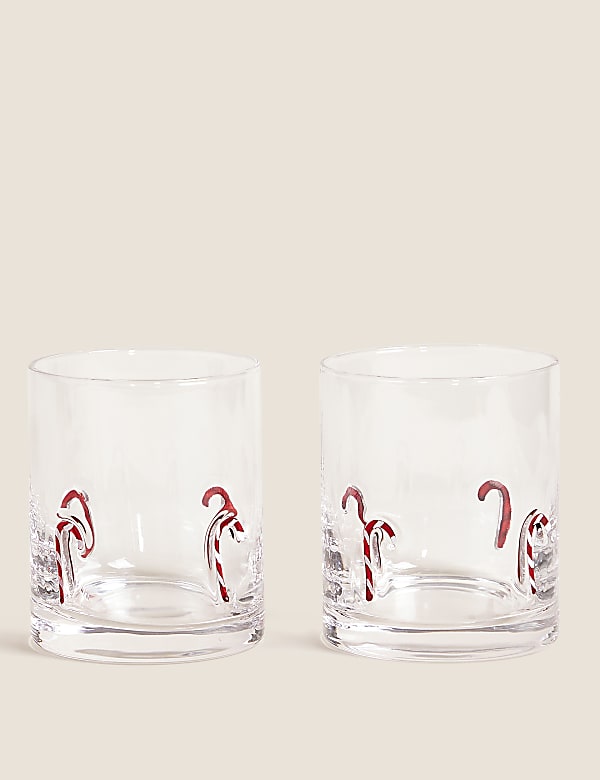 Set of 2 Candy Cane Tumblers