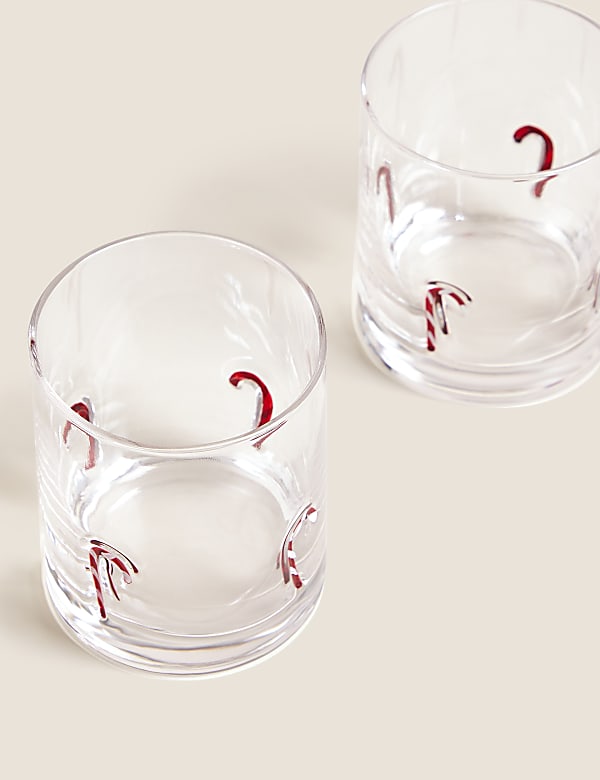 Set of 2 Candy Cane Tumblers