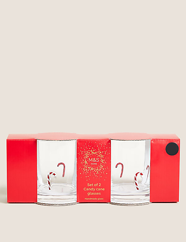 Set of 2 Candy Cane Tumblers