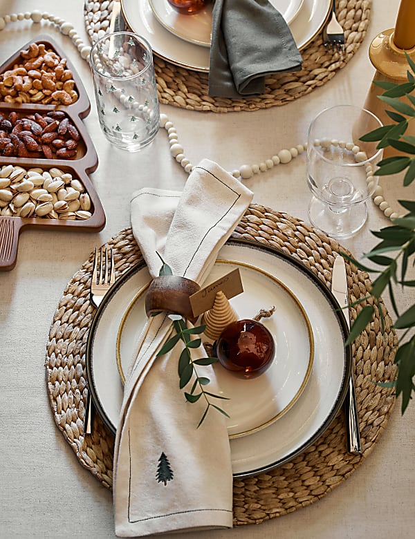 Set of 4 Christmas Tree Highball Glasses