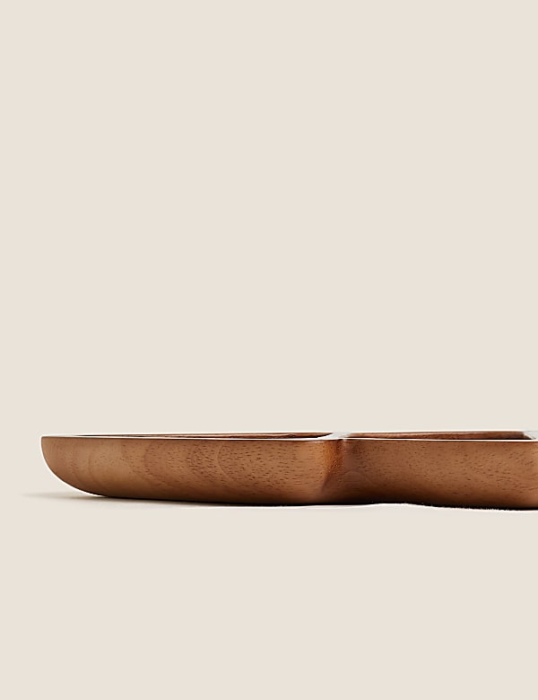 Wooden Christmas Tree Platter