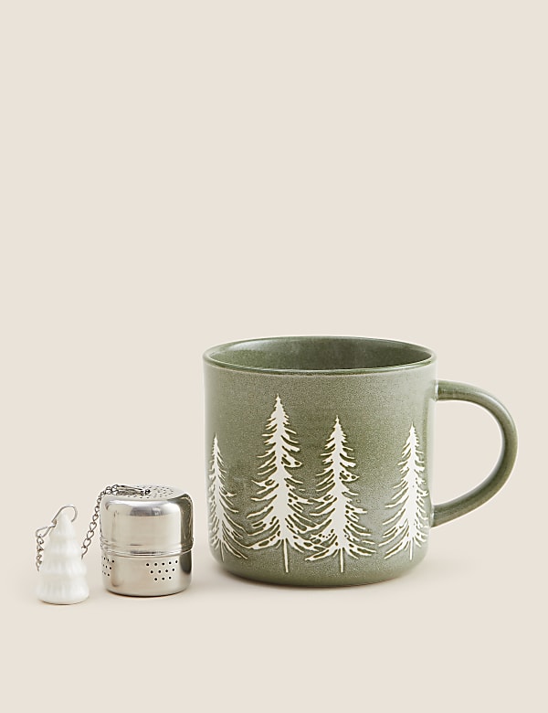 Jumbo Tree Mug & Infuser Gift Set