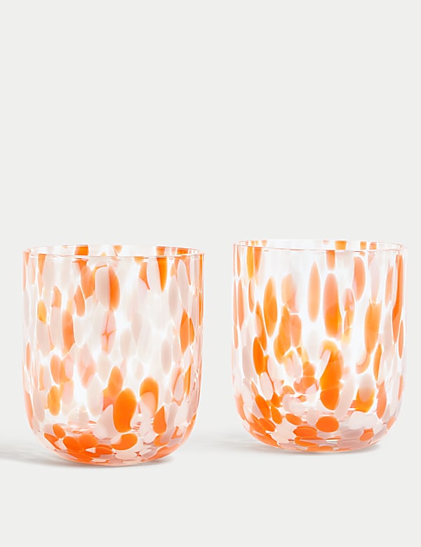 Set of 2 Speckled Tumblers - GR