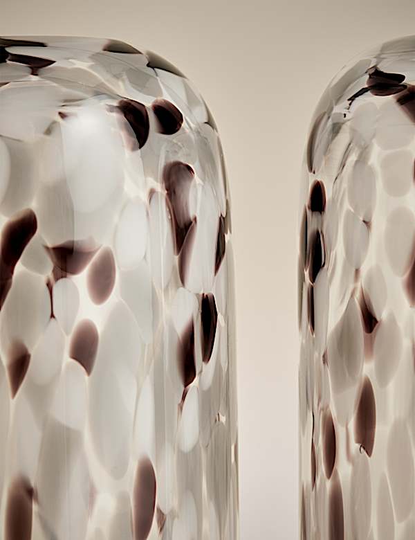 Set of 2 Speckled Hi Ball Glasses - GR