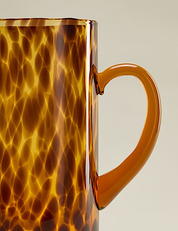 Skleněná skvrnitá konvice - CZ