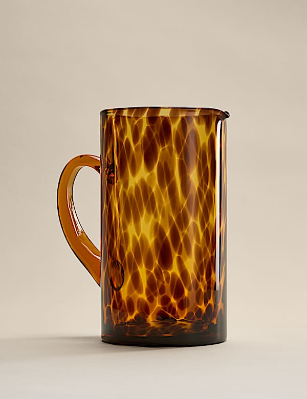 Skleněná skvrnitá konvice - CZ