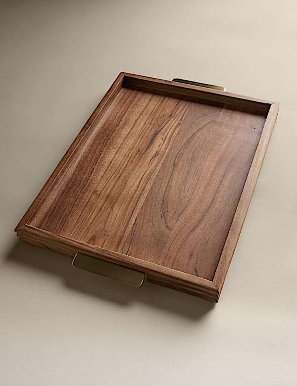 Houten, geribbelde schaal - BE