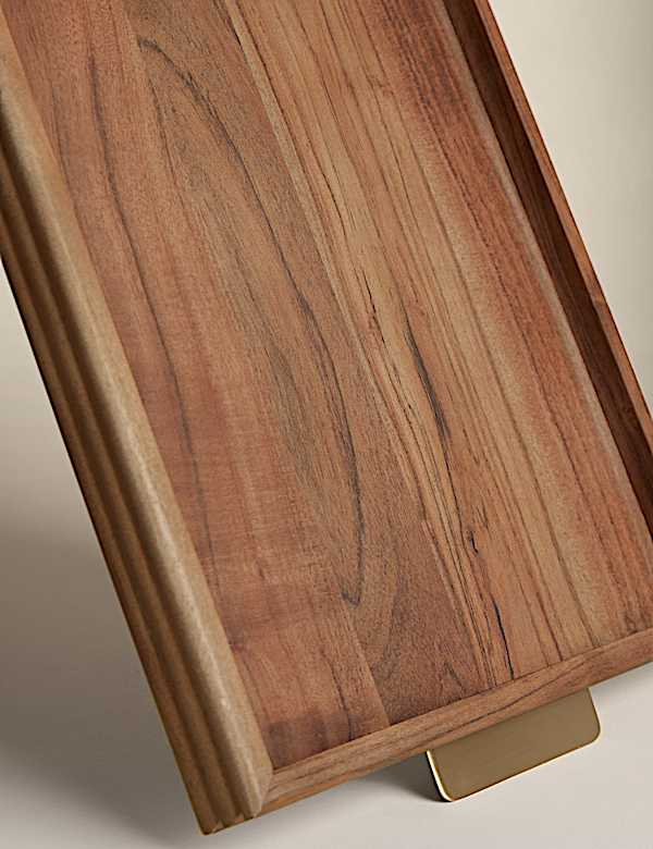 Houten, geribbelde schaal - BE