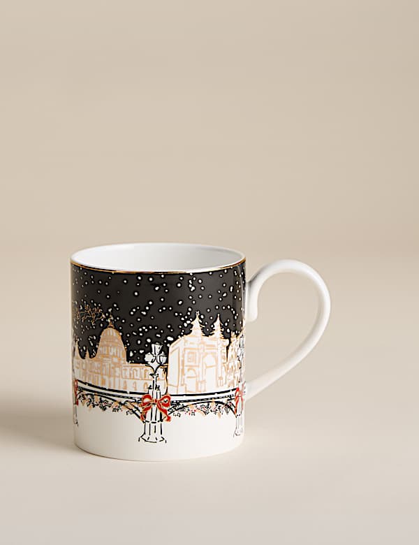 Christmas Townhouse Mug - LU