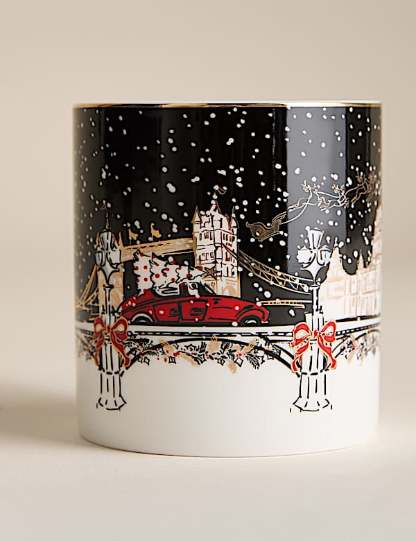 London Christmas Scene Mug - NO