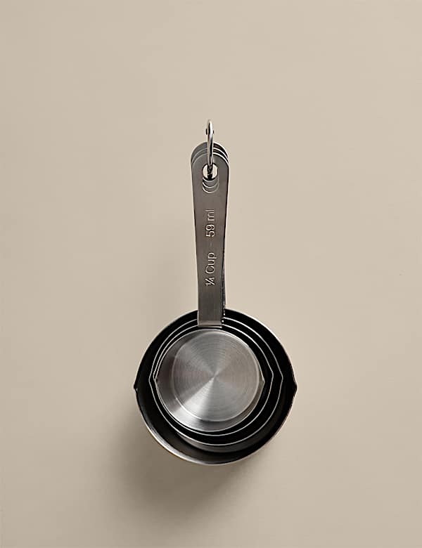 4 Piece Stainless Steel Measuring Cups - KR