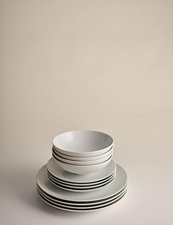 12 Piece Maxim Coupe Dinner Set - CY