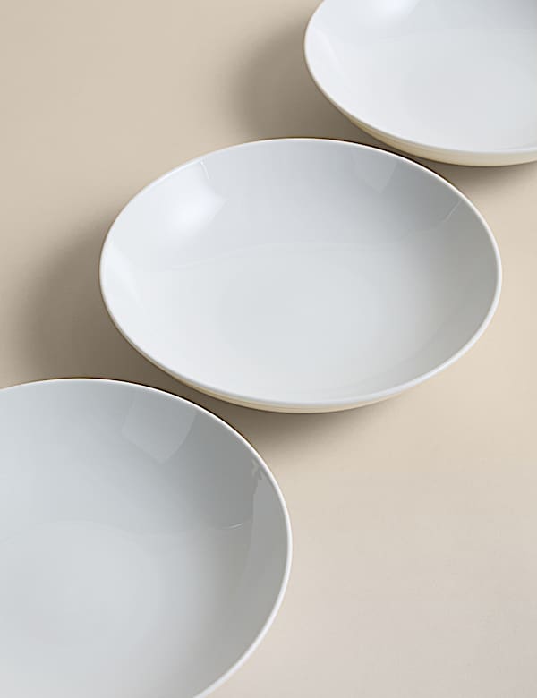 Set of 4 Burford Coupe Porcelain Pasta Bowls - NZ