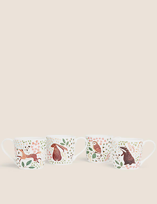 Rabbit Woodland Mug