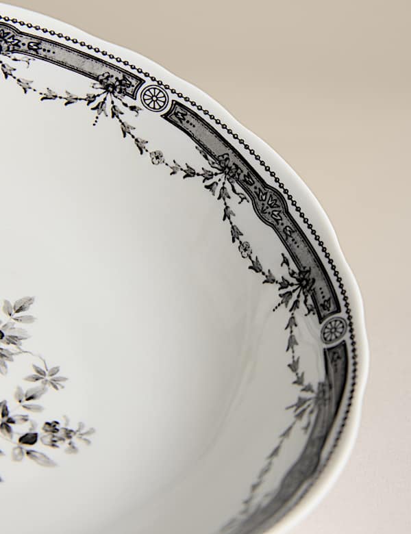 12 Piece Vintage Floral Dinner Set - RO