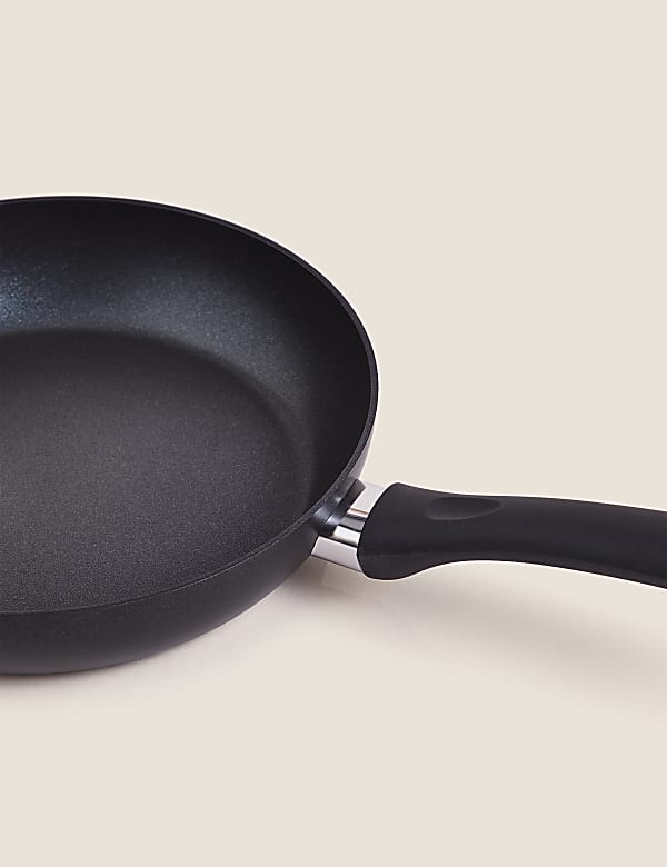 2 Piece Black Aluminium Non-Stick Frying Pan Set - RO