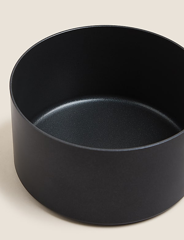 Black Aluminium 20cm Non-Stick Saucepan - BE
