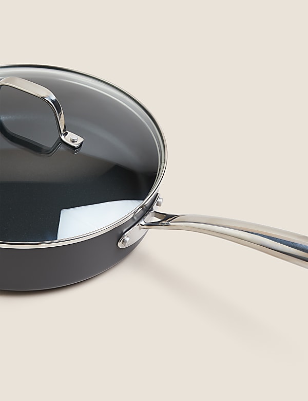 Hard Anodised 26cm Large Sauté Pan - MV