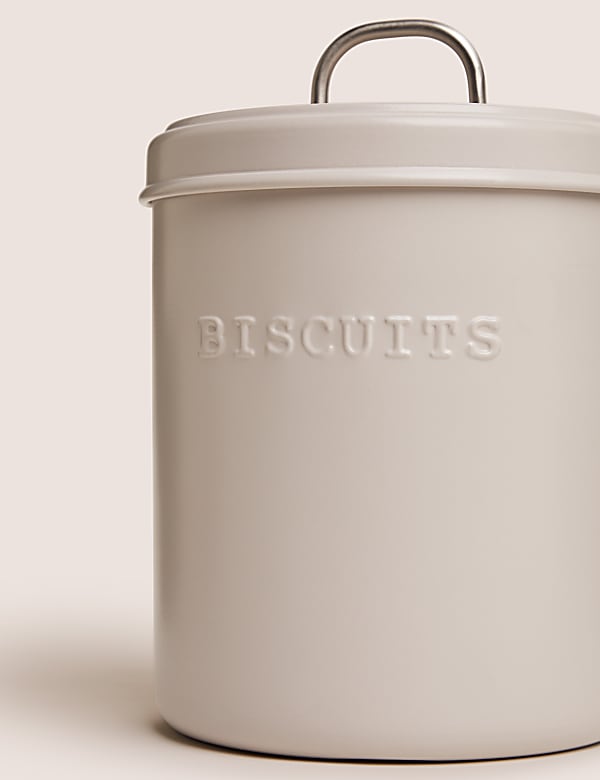 Powder Coated Biscuit Storage Jar