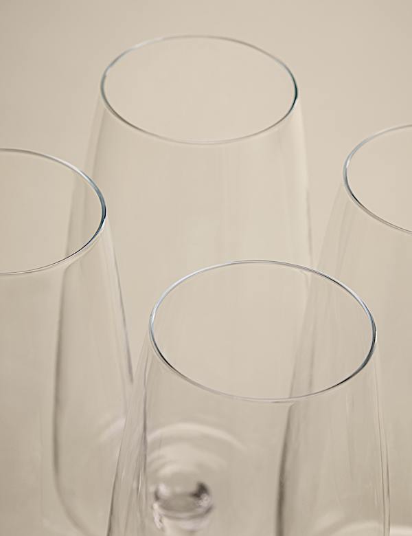 Set of 4 Odette Champagne Flutes - BN