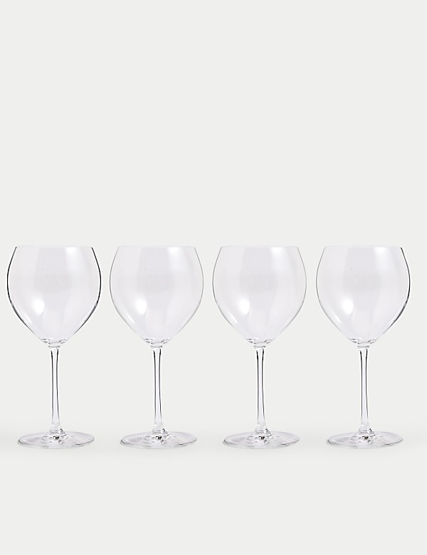 Set of 4 Rich White Wine Glasses Drinking Glasses M&S AU