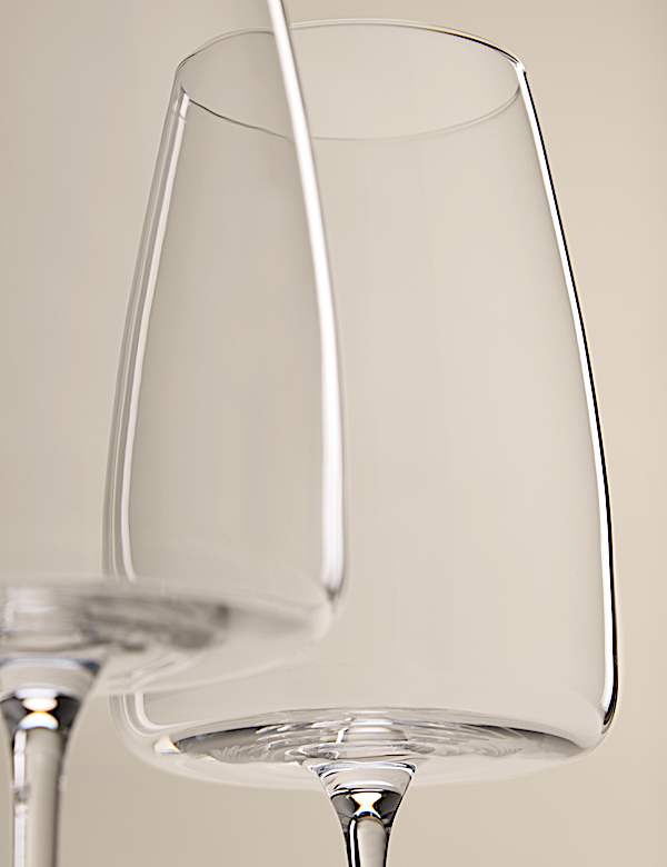 Set of 4 Odette Crystal White Wine Glasses - IS