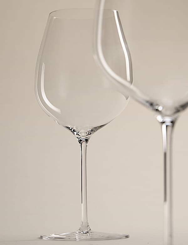 Set of 4 The Sommelier's Edit Crystal Standard Red Wine Glasses - KR