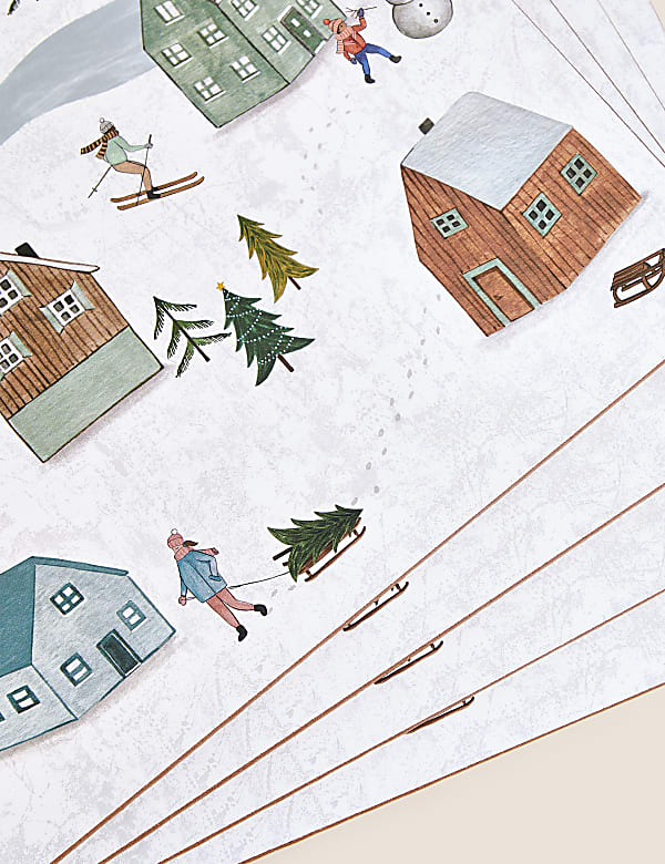 Set of 4 Christmas Placemats & 4 Coasters