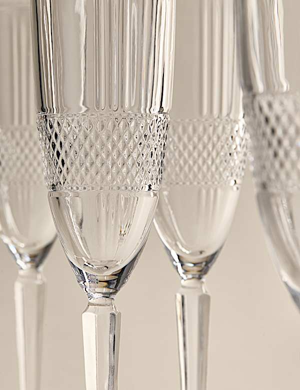 Set of 4 Adeline Champagne Flutes