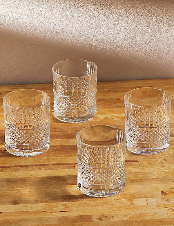 Set of 4 Adeline Glass Tumblers - KR