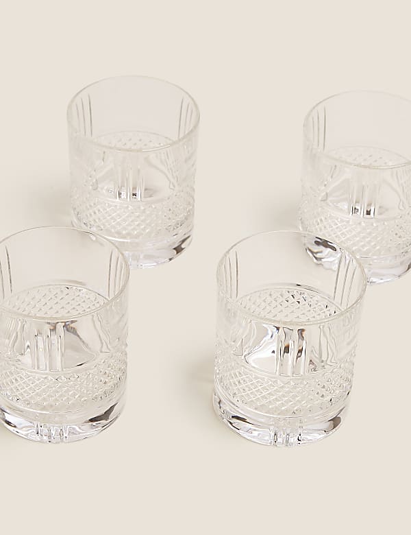 Set of 4 Adeline Glass Tumblers