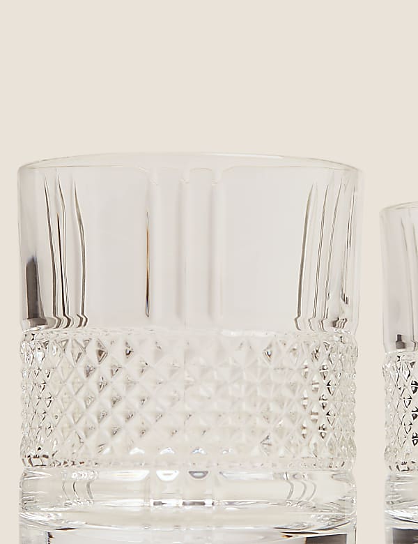 Set of 4 Adeline Glass Tumblers