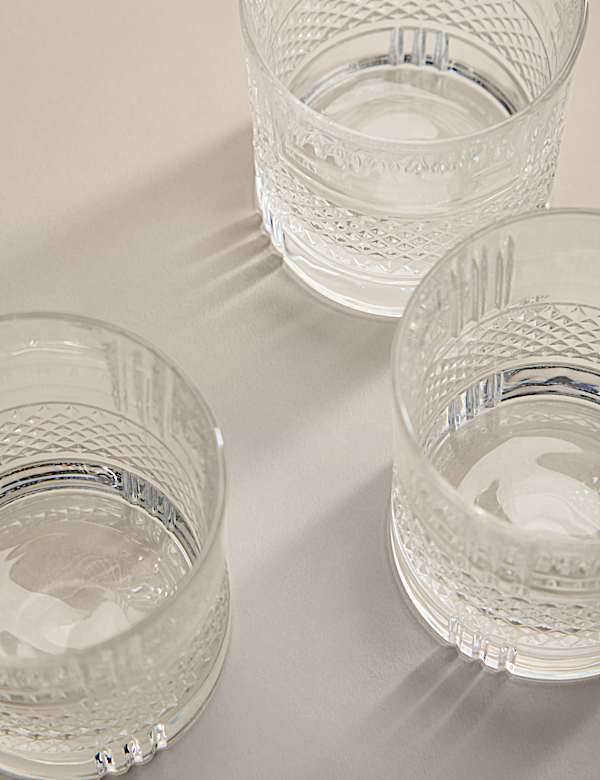 Set of 4 Adeline Glass Tumblers