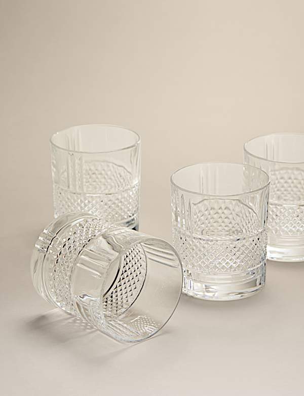 Set of 4 Adeline Glass Tumblers - KR