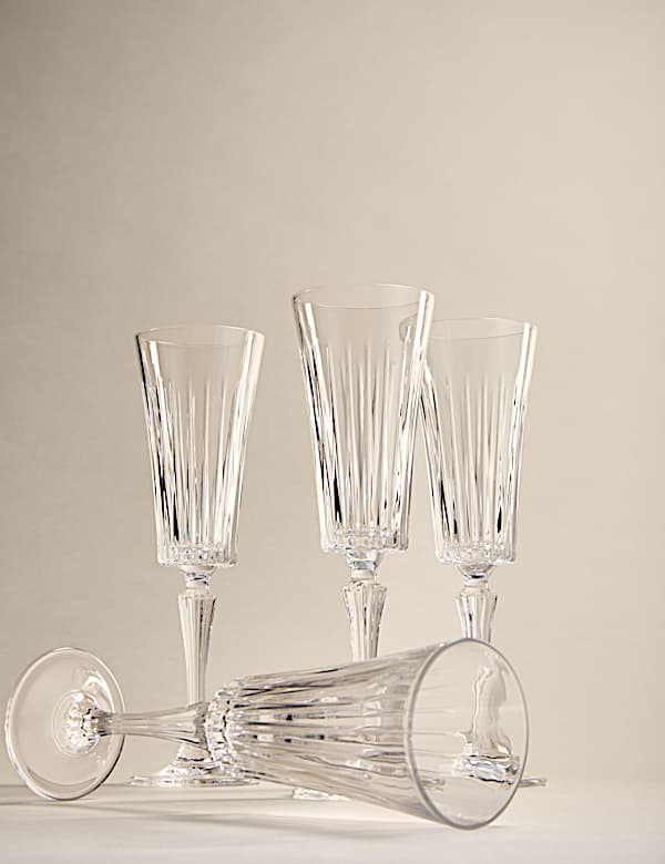 Set of 4 Timeless Champagne Flutes - NL