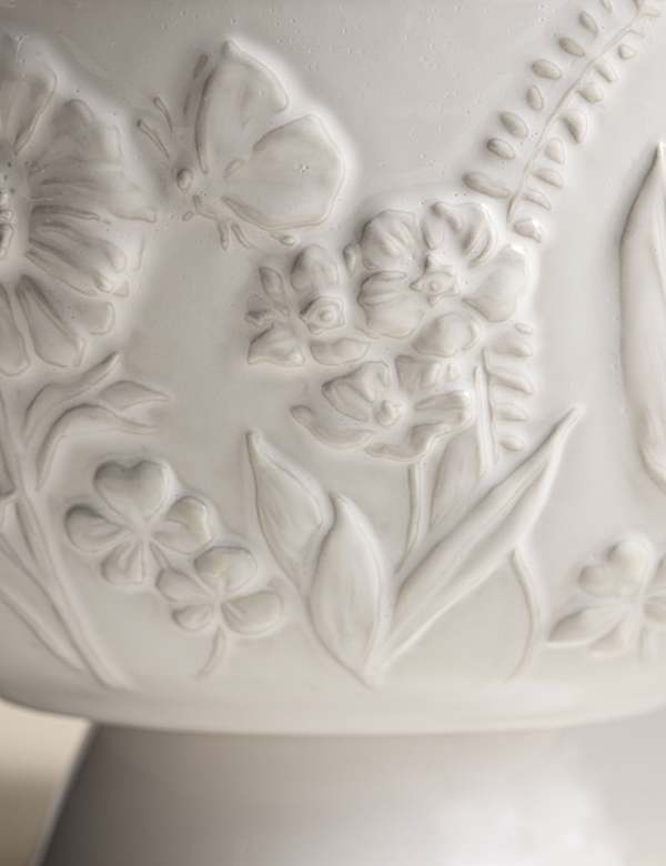 Spring Meadow Footed Serving Bowl - HR