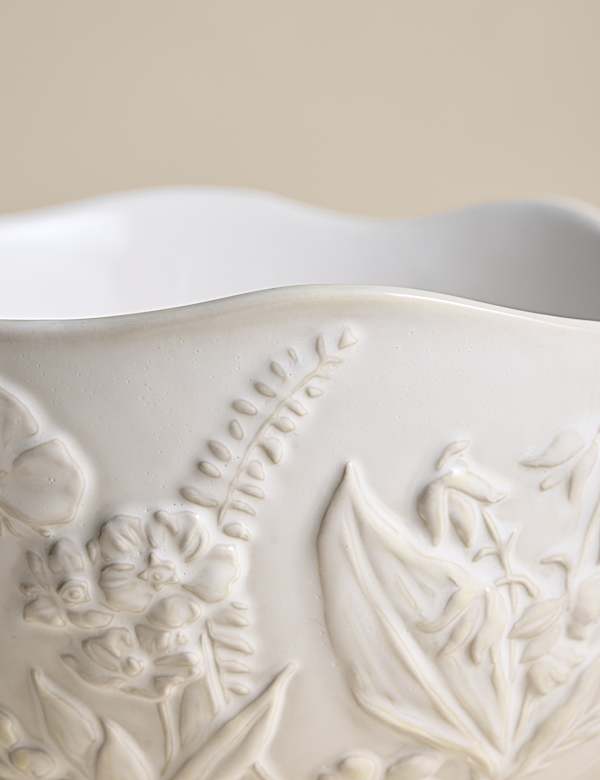 Spring Meadow Footed Serving Bowl - HR