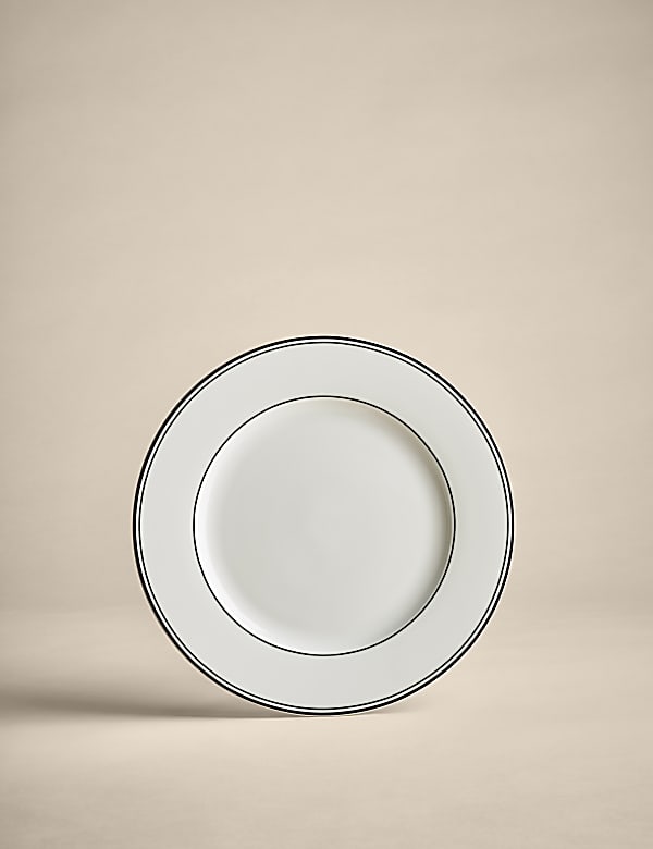 Set of 4 Maxim Rim Dinner Plates - CH