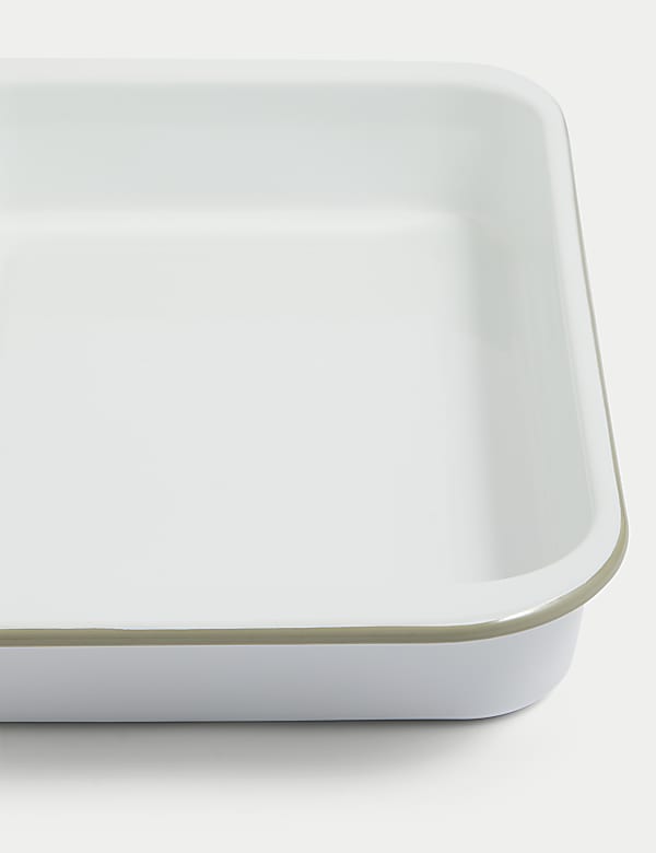 4 Piece Enamel Stacking Oven Trays - GR