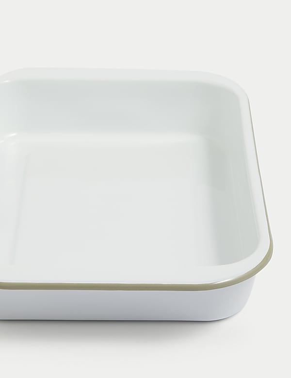 4 Piece Enamel Stacking Oven Trays - GR