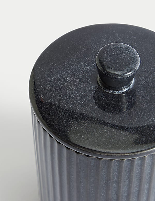 Medium Ribbed Storage Jar - PT