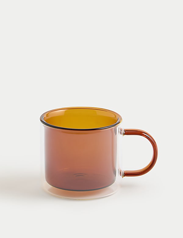 Lot de 2 mugs à double paroi contrastée - FR