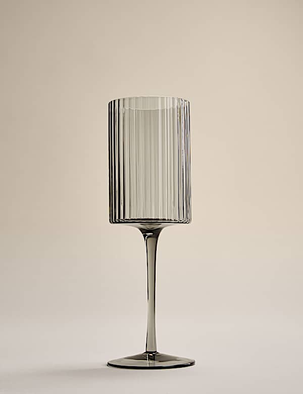 Set of 4 Celine Ribbed Wine Glasses - AU